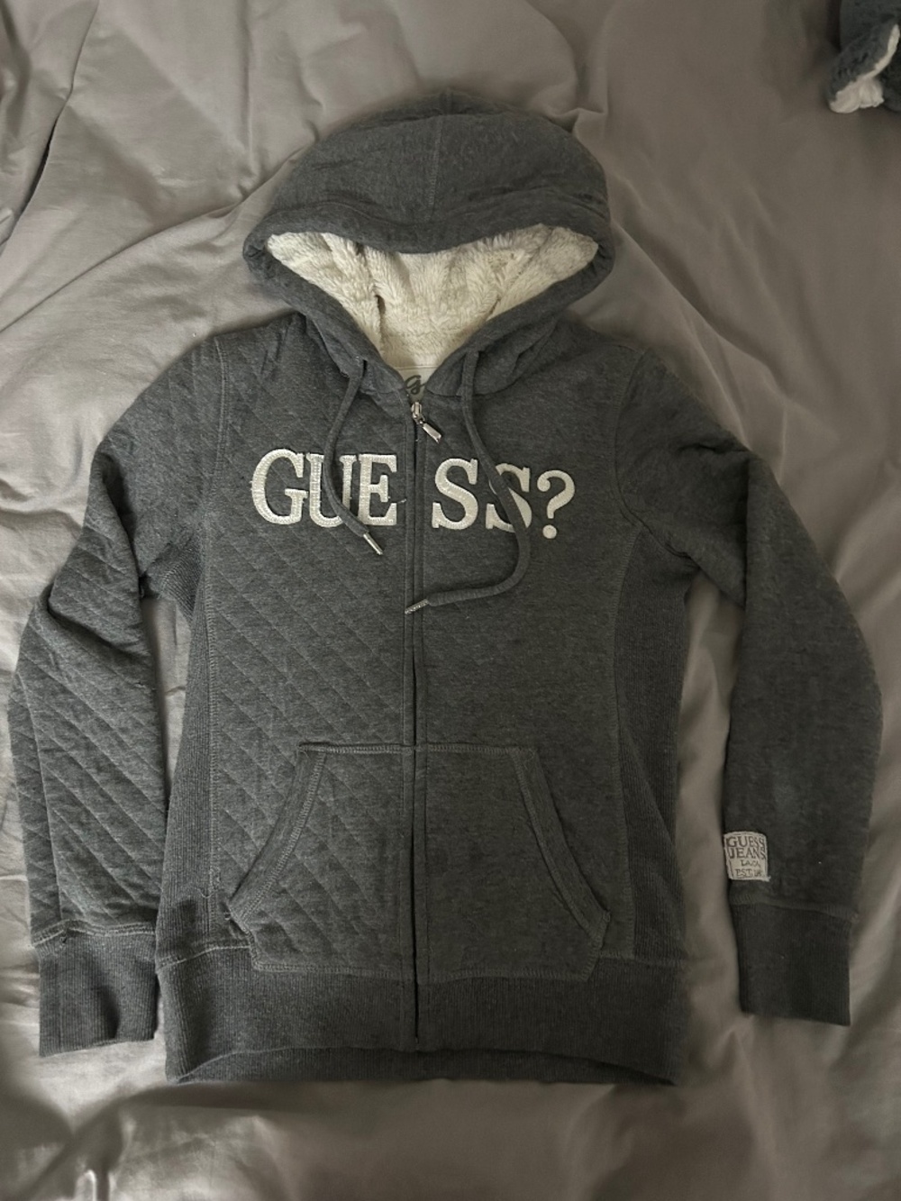 Guess zip up sweater
